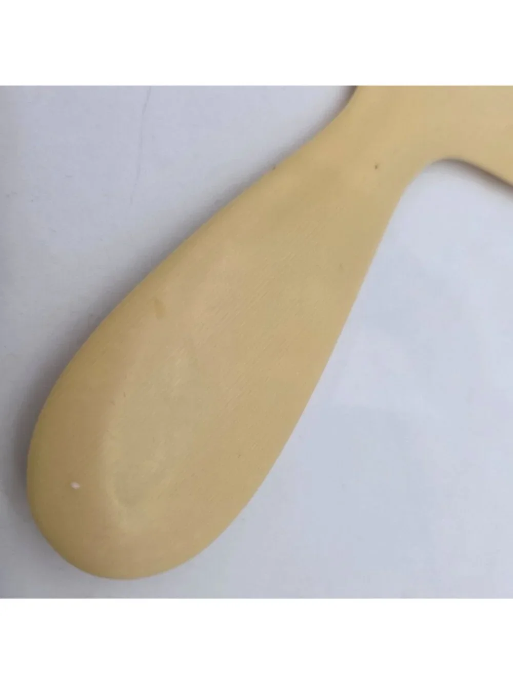 Vintage Ivory Celluloid Hand Mirror Round by Lyra Lin Dubarry
